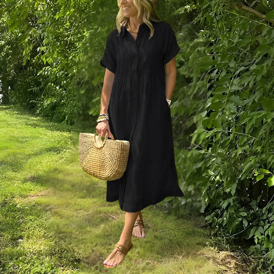 Emmi – Elegantes Damen Maxikleid | Leichtes, Atmungsaktives Sommer-Outfit