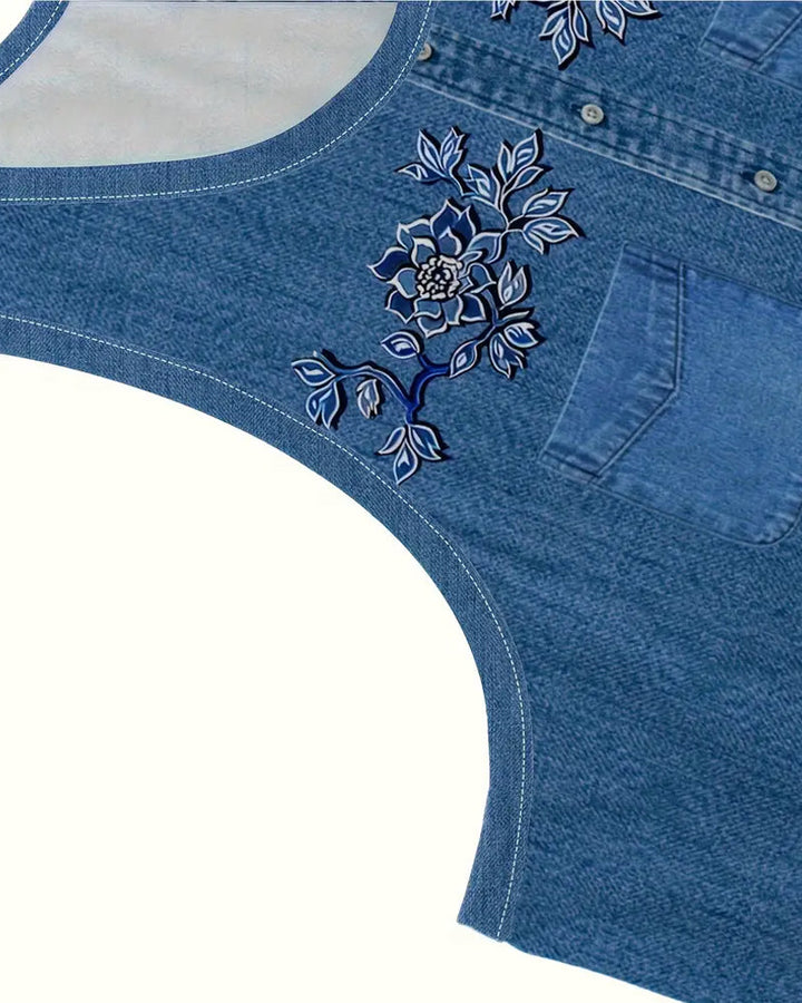 Norah-Kleid | Leichtes, bequemes Kleid aus Denim-Imitat