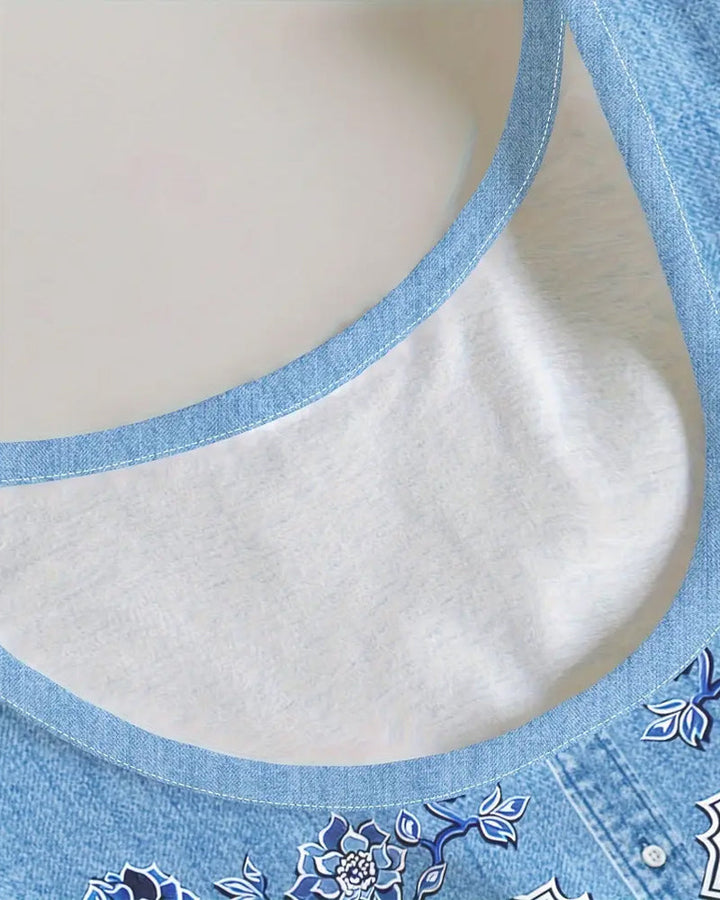 Norah-Kleid | Leichtes, bequemes Kleid aus Denim-Imitat