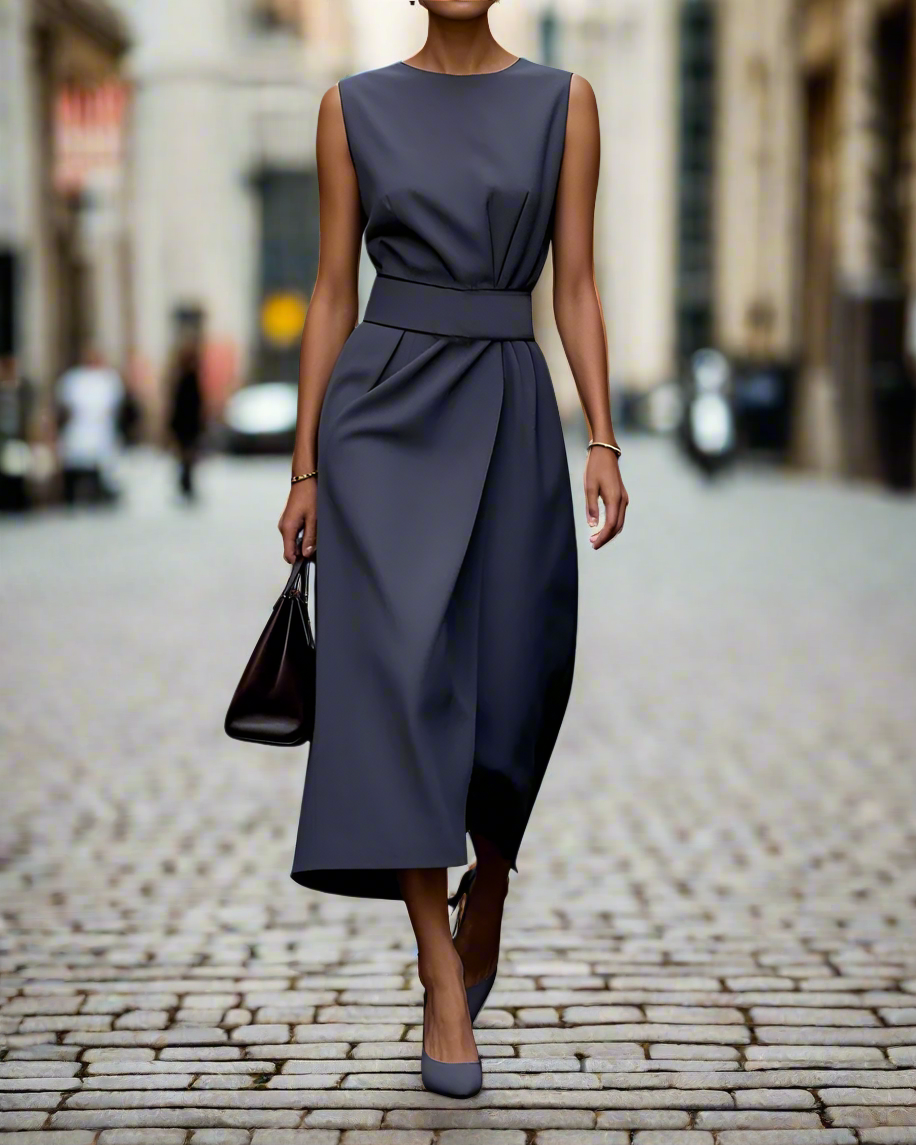 Aubrey – Geometrisches Kleid | Müheloser, figurschmeichelnder Stil