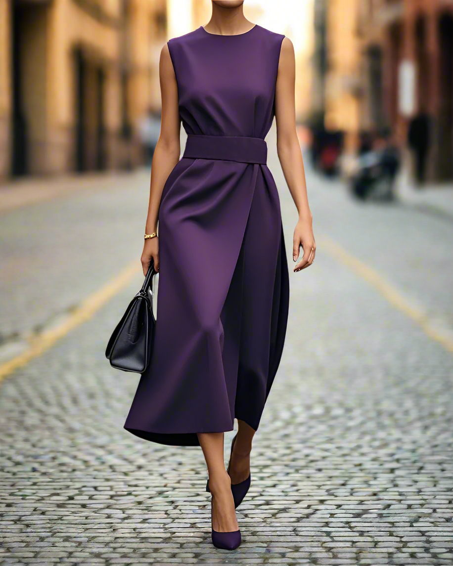 Aubrey – Geometrisches Kleid | Müheloser, figurschmeichelnder Stil