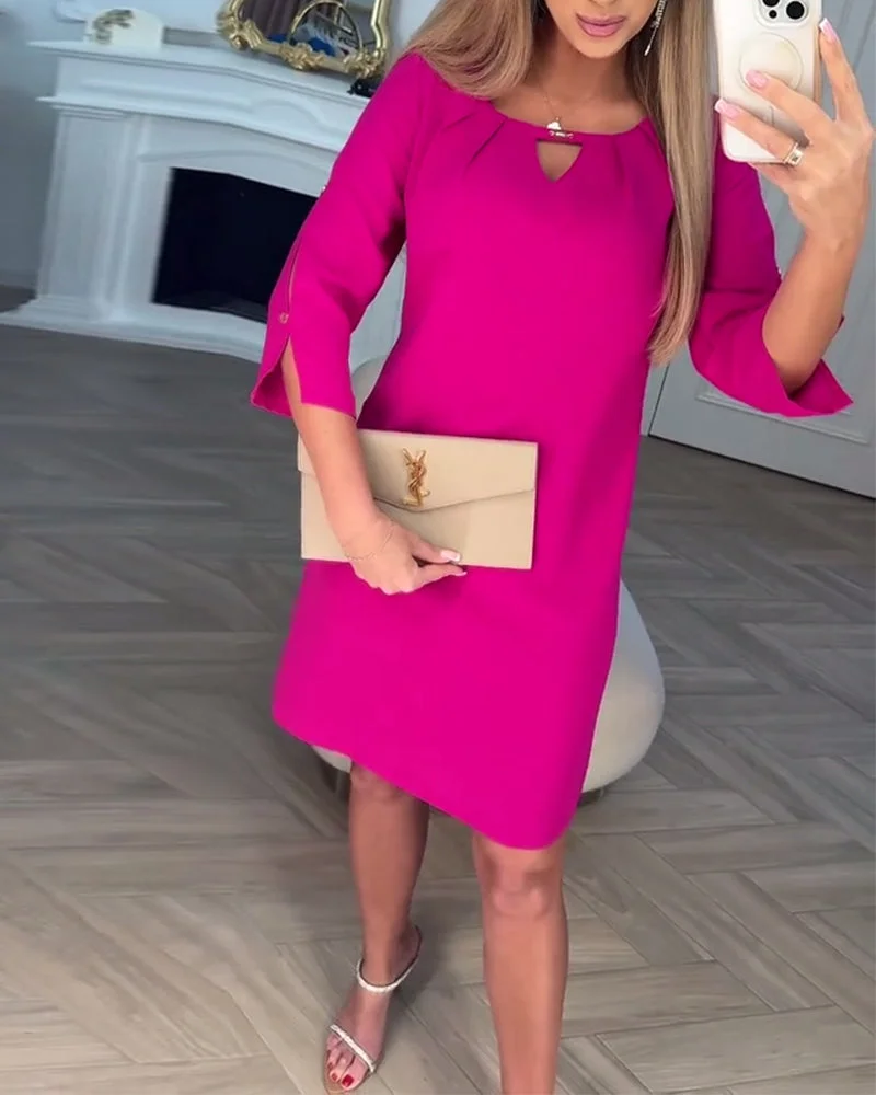 Taylor – Kleid mit Hohlsaum-Design | Zeitlos, Maßgeschneidert, für Sie.