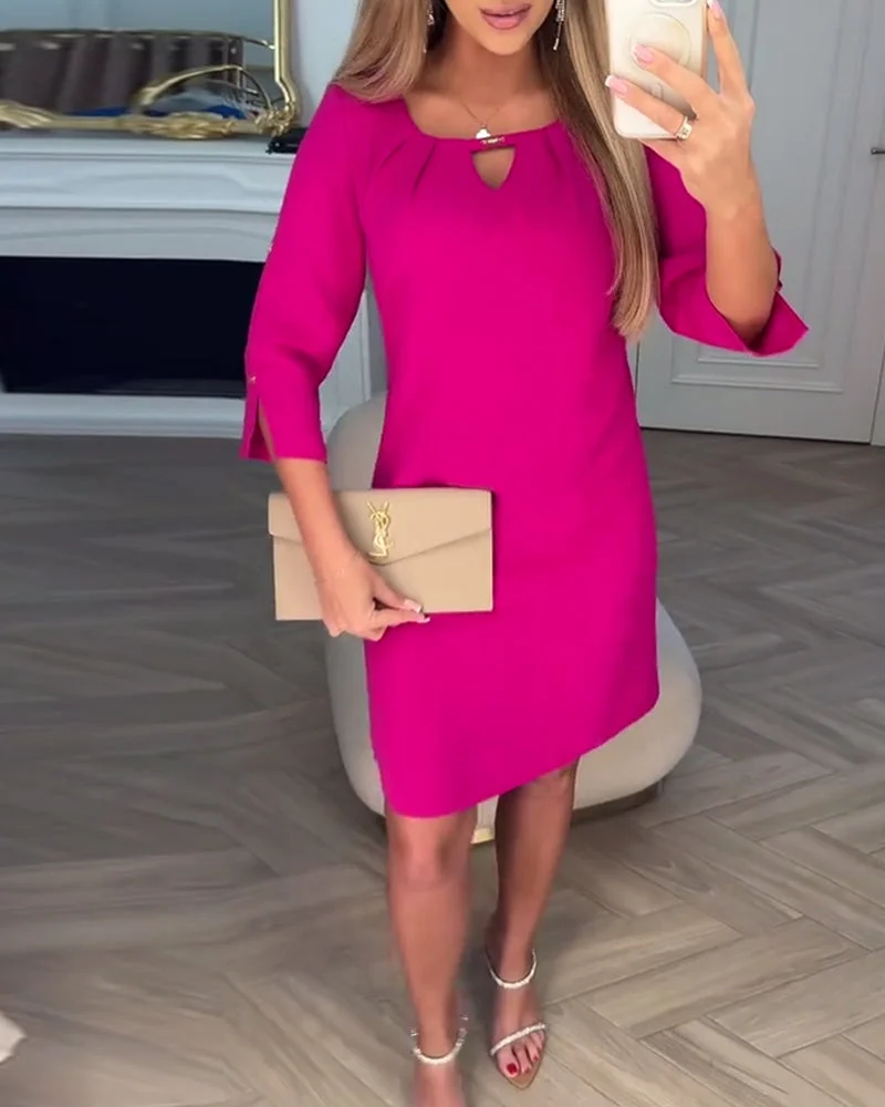 Taylor – Kleid mit Hohlsaum-Design | Zeitlos, Maßgeschneidert, für Sie.