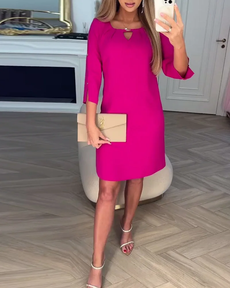 Taylor – Kleid mit Hohlsaum-Design | Zeitlos, Maßgeschneidert, für Sie.