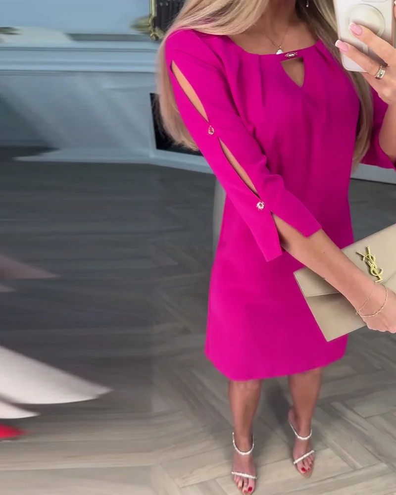 Taylor – Kleid mit Hohlsaum-Design | Zeitlos, Maßgeschneidert, für Sie.