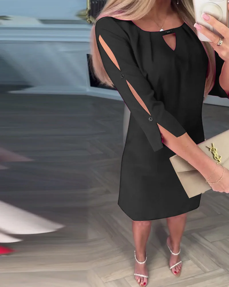 Taylor – Kleid mit Hohlsaum-Design | Zeitlos, Maßgeschneidert, für Sie.