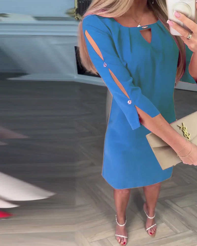 Taylor – Kleid mit Hohlsaum-Design | Zeitlos, Maßgeschneidert, für Sie.