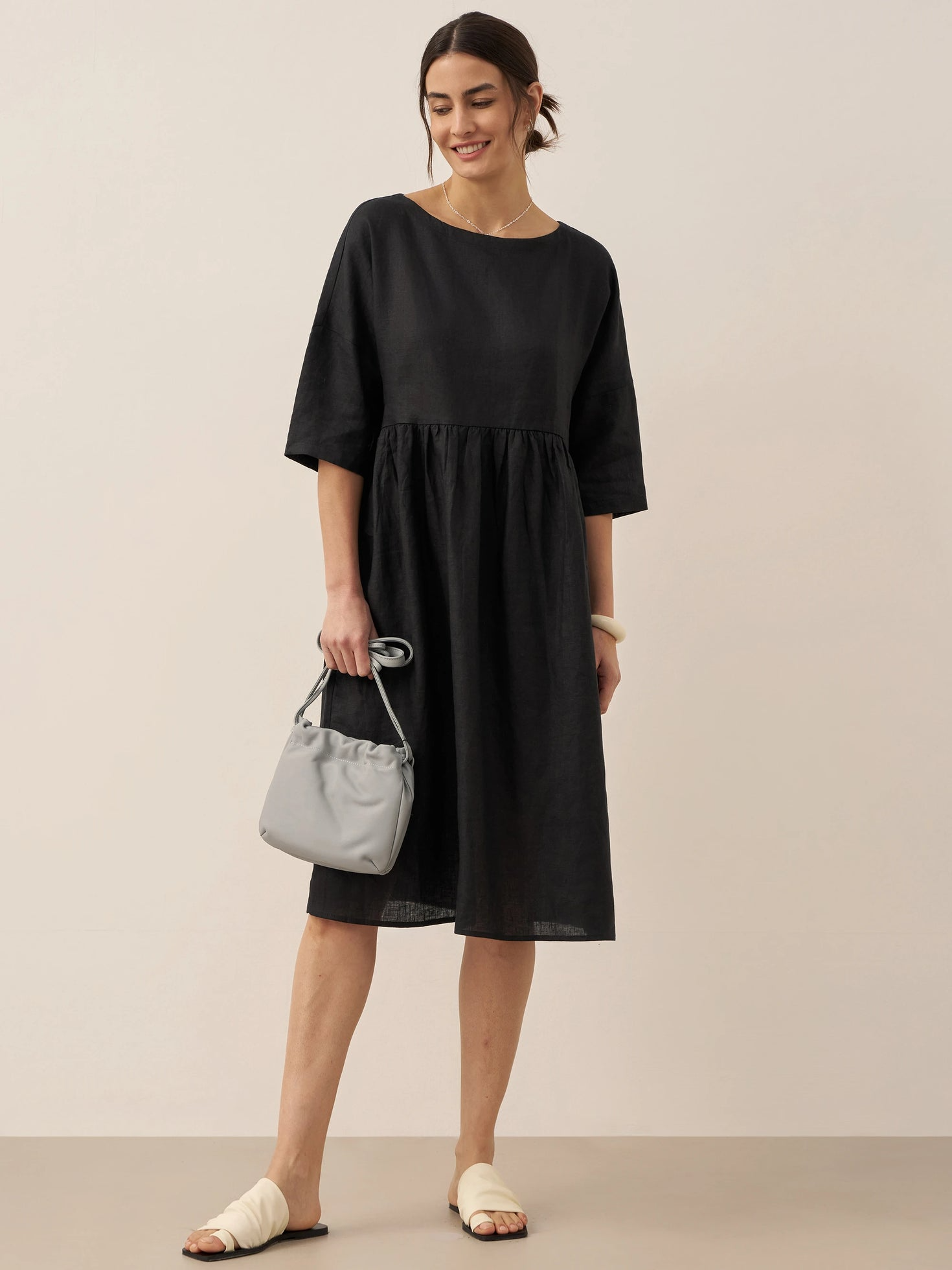 Lillian – Baumwollkleid | Zeitlose Schönheit, mühelose Passform