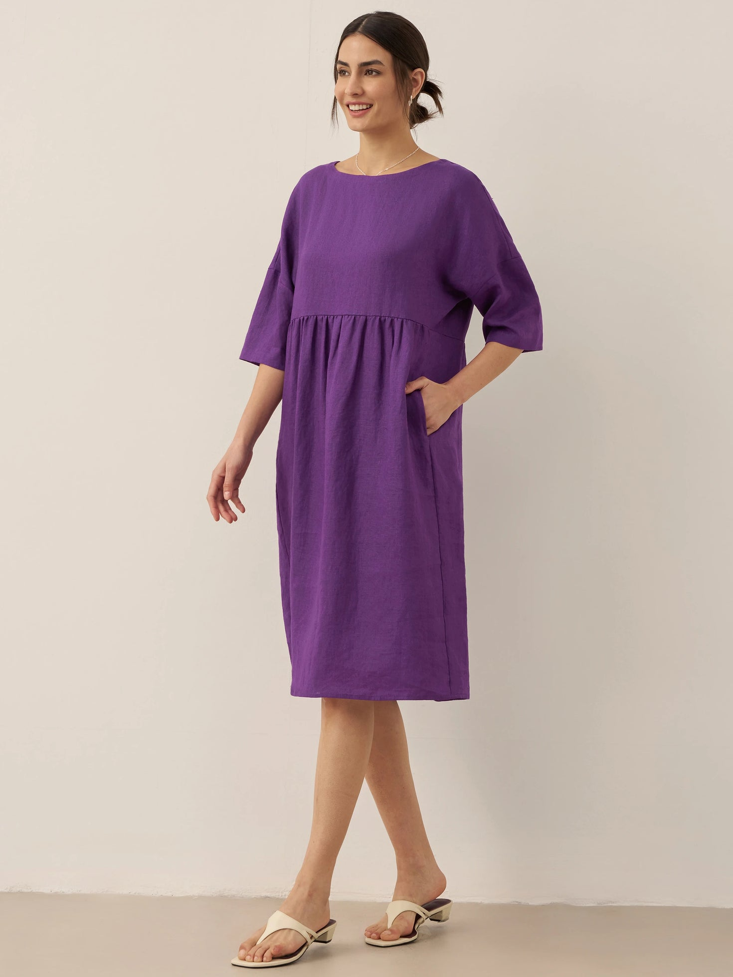 Lillian – Baumwollkleid | Zeitlose Schönheit, mühelose Passform