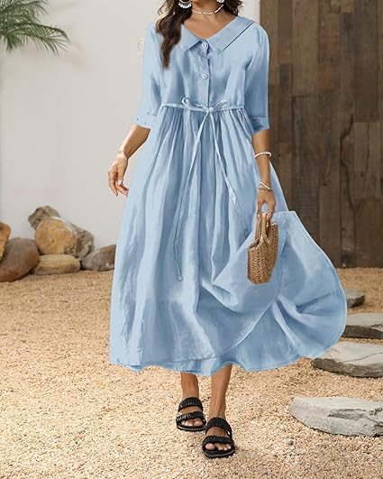 Georgia – Elegantes Kleid | Zeitlose Eleganz für jeden Tag