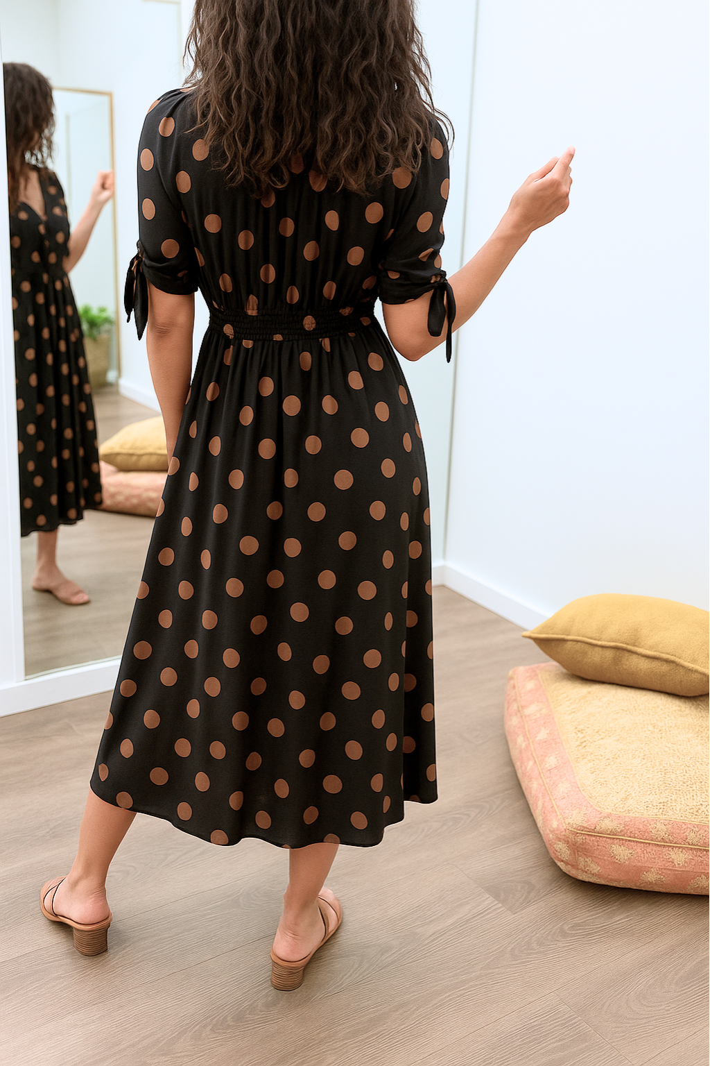 Rylee – Polka Dot Kleid | Zeitlose Eleganz