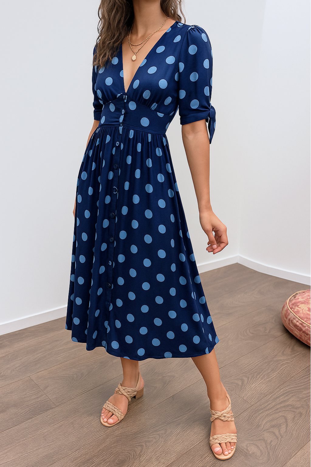 Rylee – Polka Dot Kleid | Zeitlose Eleganz