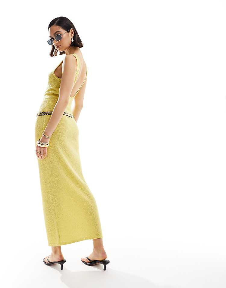 Lorena – Langes rückenfreies Sommerkleid | Cooler Komfort, Zeitlose Schönheit