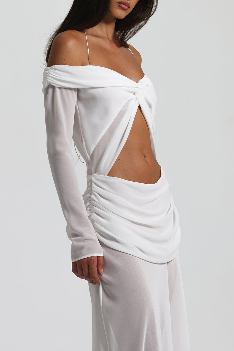 Louisa – Off-Shoulder-Kleid | Schmeichelnde Passform, Luftiger Stil