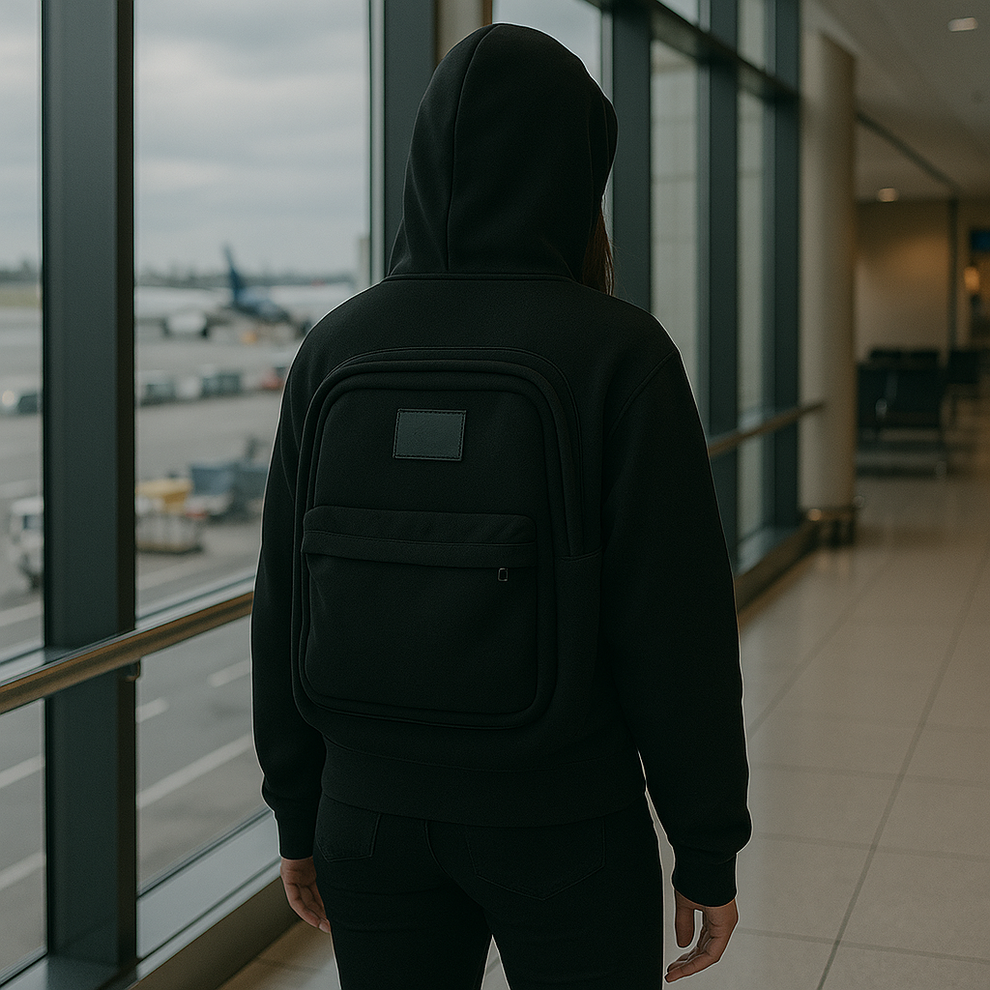 Rucksack-Hoodie | Stil & Aufbewahrung in einem