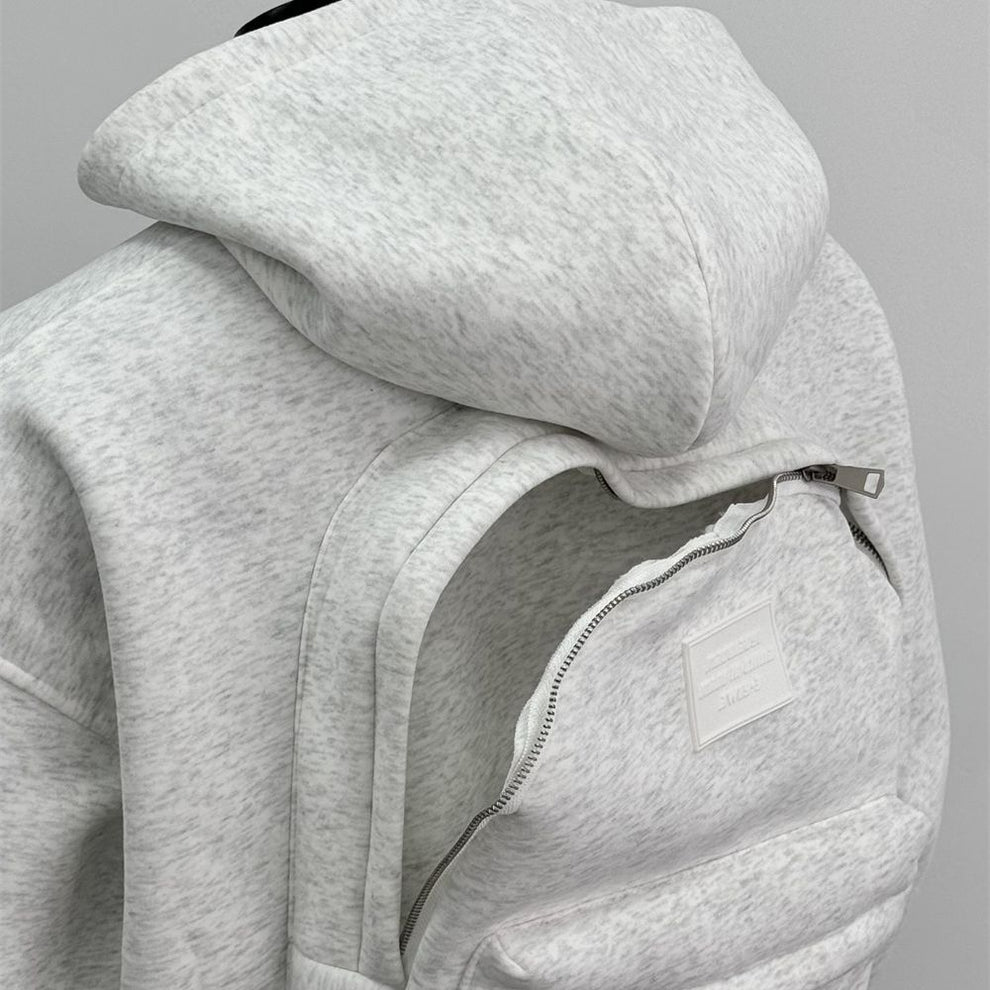 Rucksack-Hoodie | Stil & Aufbewahrung in einem