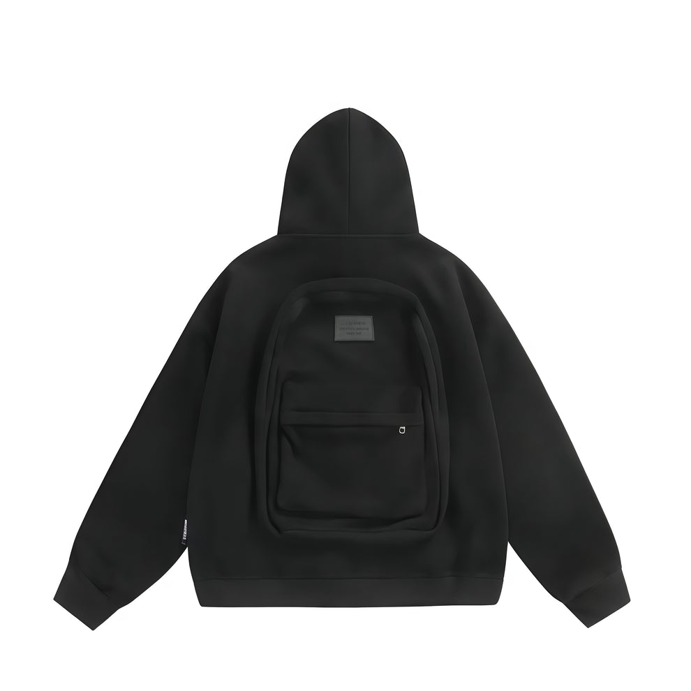 Rucksack-Hoodie | Stil & Aufbewahrung in einem