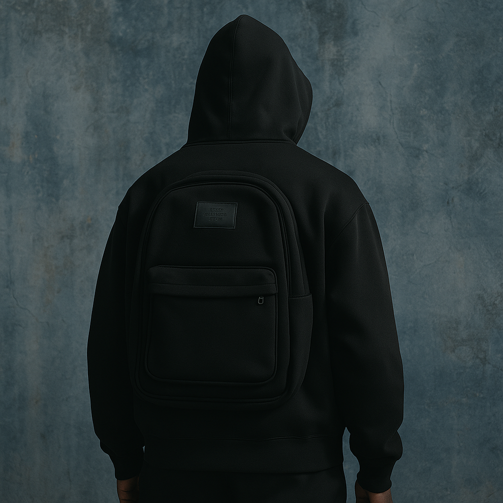 Rucksack-Hoodie | Stil & Aufbewahrung in einem
