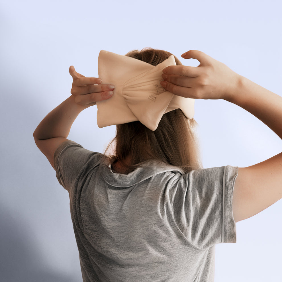 Gewichtete Schlafmaske für ein erholsames Nickerchen | Einschlafen schneller, erfrischt aufwachen