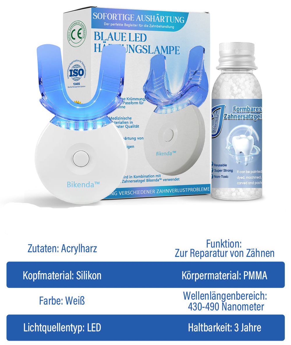 Dental-Blaulicht-Reparaturset | Schnelle Lösung für Zahnrestaurationen