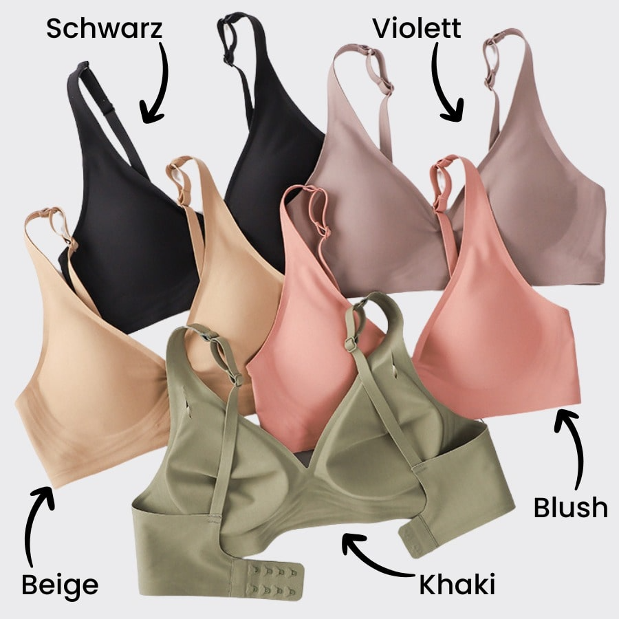 Aica- Nahtloser Komfort-BH | Drahtlos, Ultra Soft
