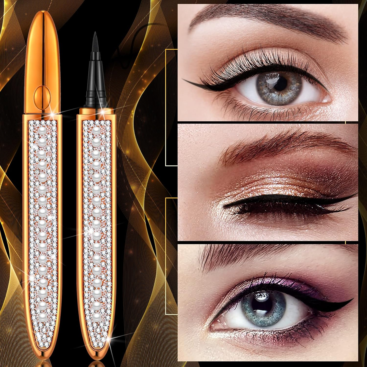 Diamant-Wimpernklebestift | In Sekunden fixiert, den ganzen Tag perfekt - 1 + 1 Gratis!