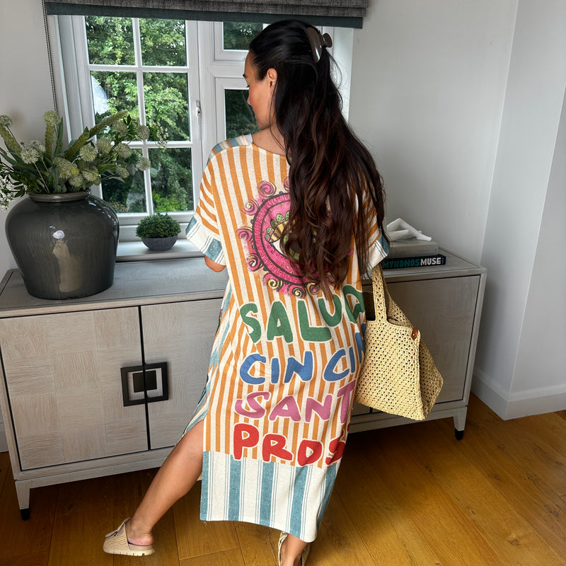 Avery – V-Ausschnitt-Kleid mit Schickem Print | Leicht, Bequem & Stylisch