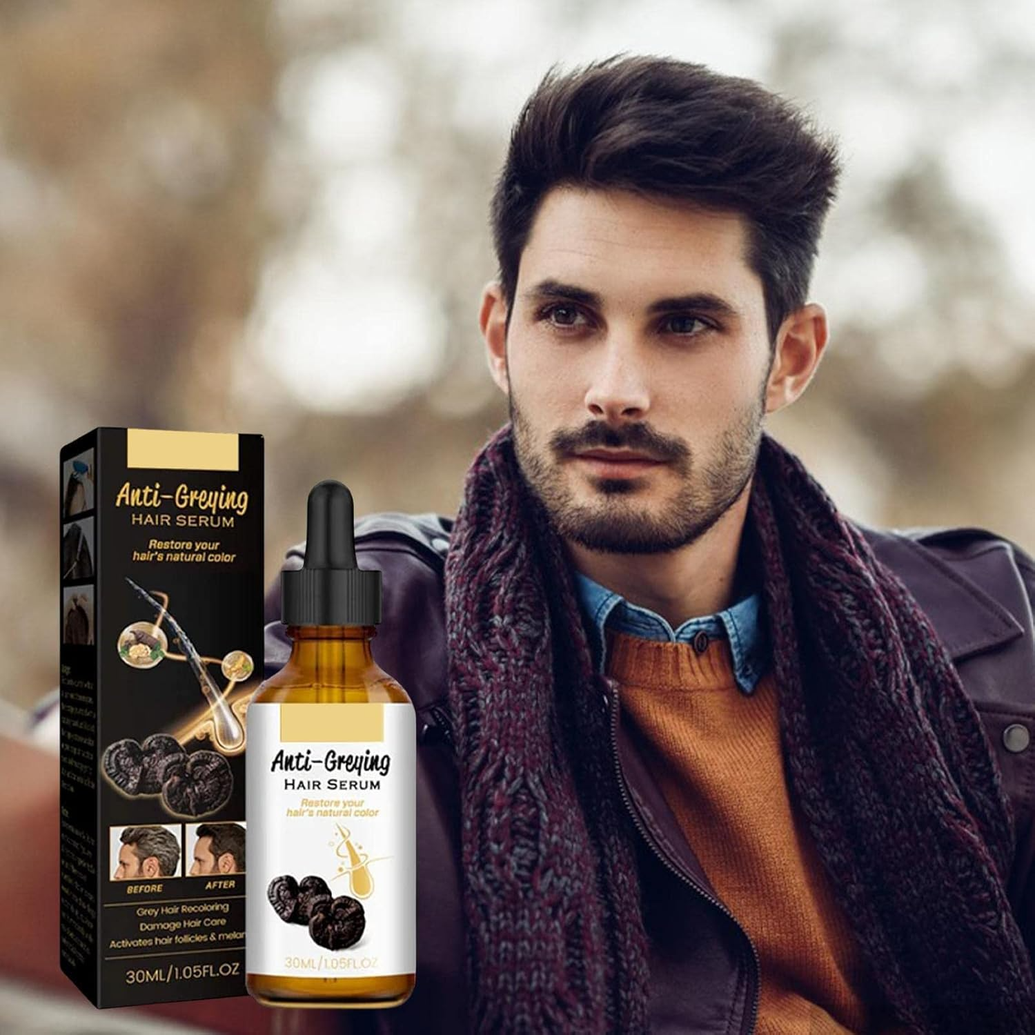 Melanin-Boost-Haarserum | Belebt & Verdunkelt Natürlich