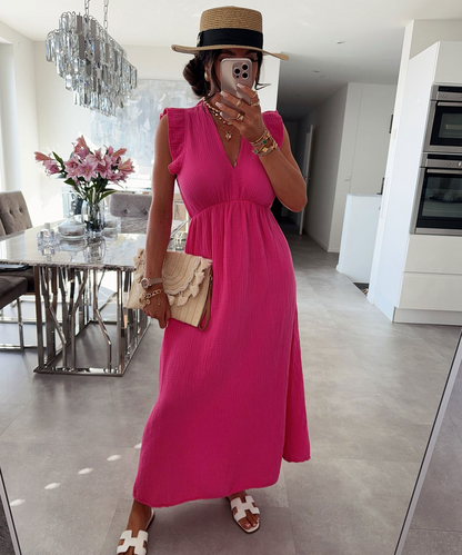 Livia - Soft Swirl Midikleid | Leicht, Luftig, Schmeichelhaft