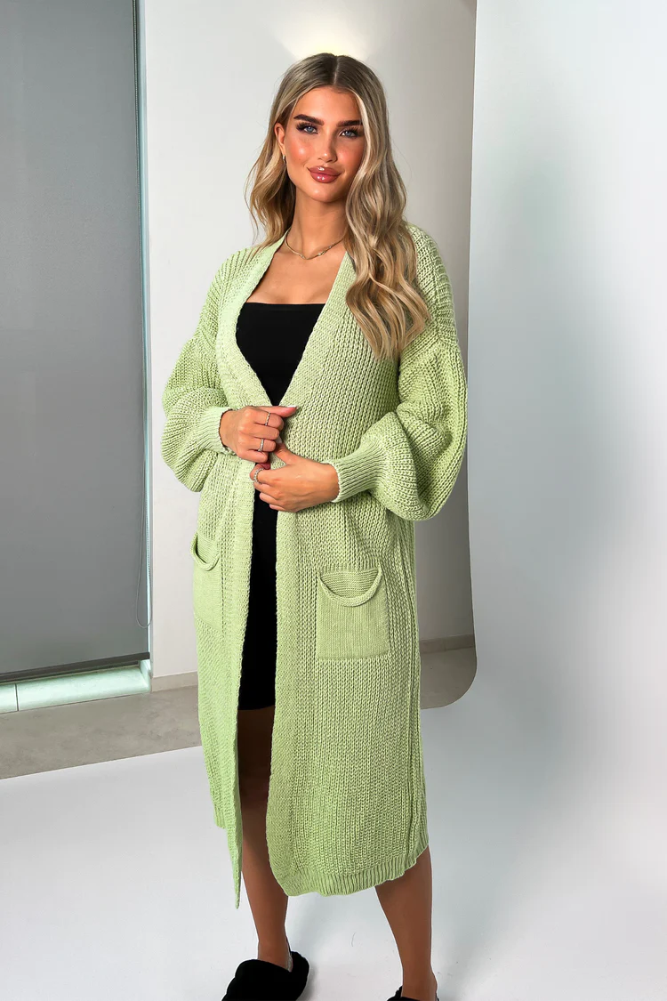 Zuedy Lange Strickjacke