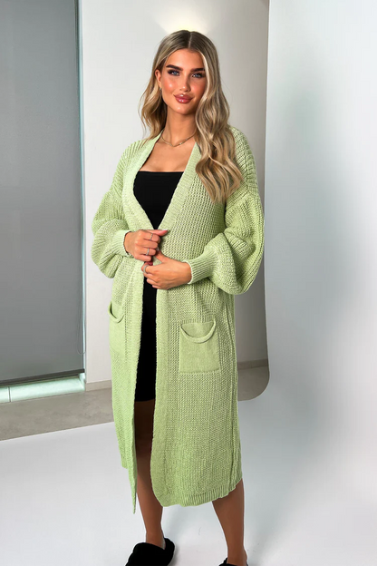Zuedy Lange Strickjacke