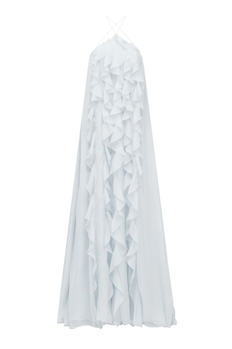 Annie – Aqua Kleid | Fließende Sommereleganz für jeden Anlass