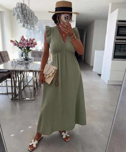 Livia - Soft Swirl Midikleid | Leicht, Luftig, Schmeichelhaft