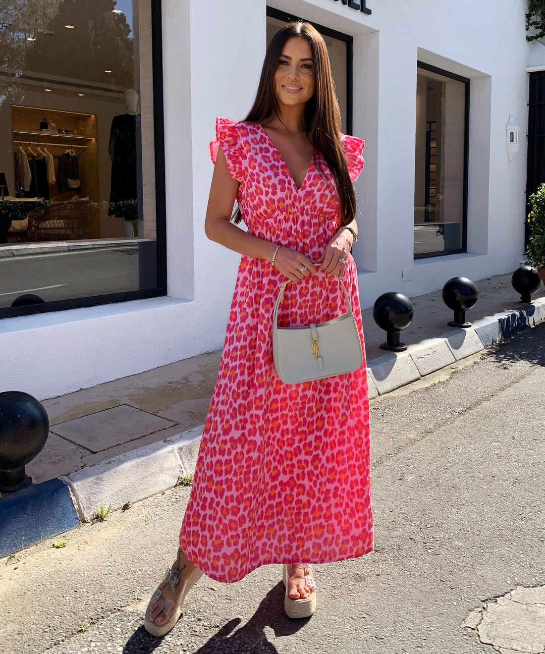 Livia - Soft Swirl Midikleid | Leicht, Luftig, Schmeichelhaft