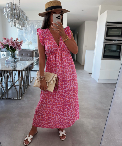 Livia - Soft Swirl Midikleid | Leicht, Luftig, Schmeichelhaft