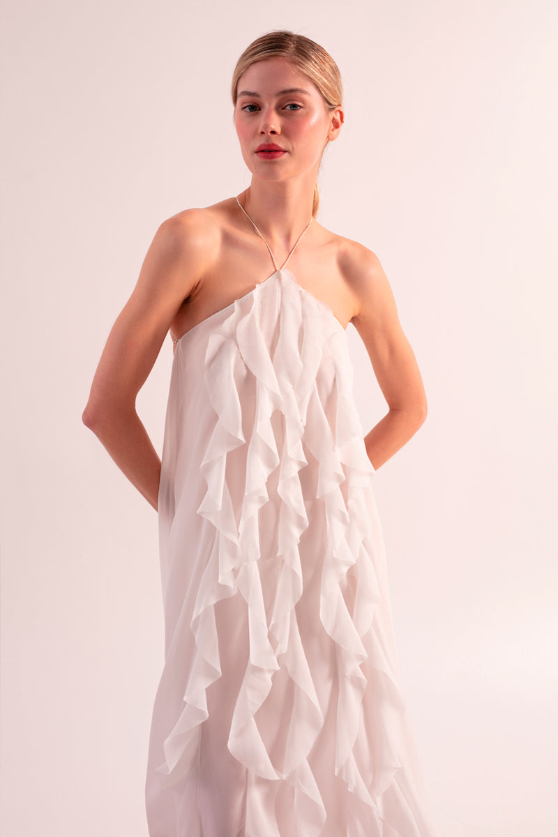Annie – Aqua Kleid | Fließende Sommereleganz für jeden Anlass