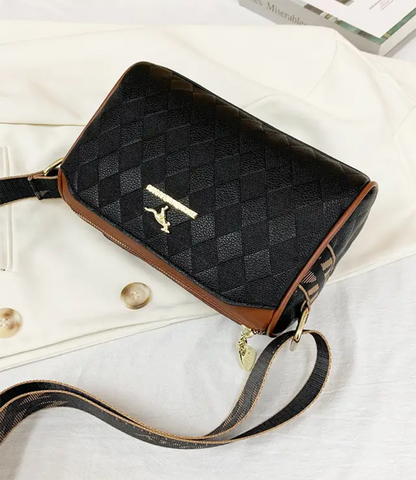 Zuedy Luxuriöse klassische Gitterkissen Tasche