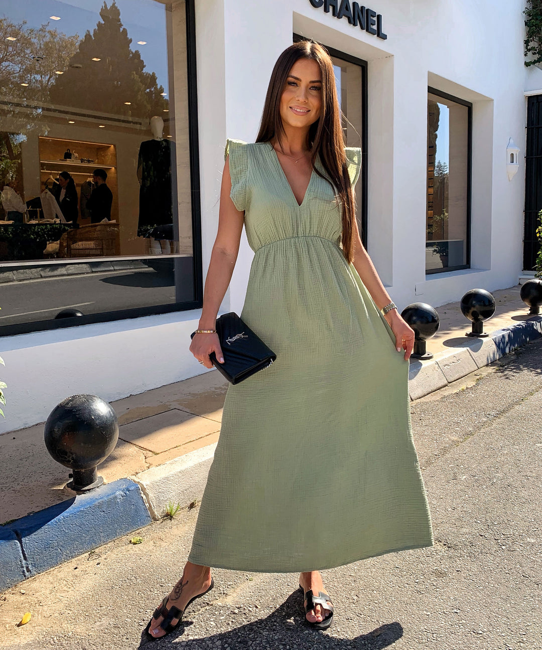 Livia - Soft Swirl Midikleid | Leicht, Luftig, Schmeichelhaft