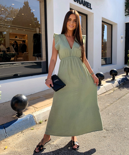 Livia - Soft Swirl Midikleid | Leicht, Luftig, Schmeichelhaft