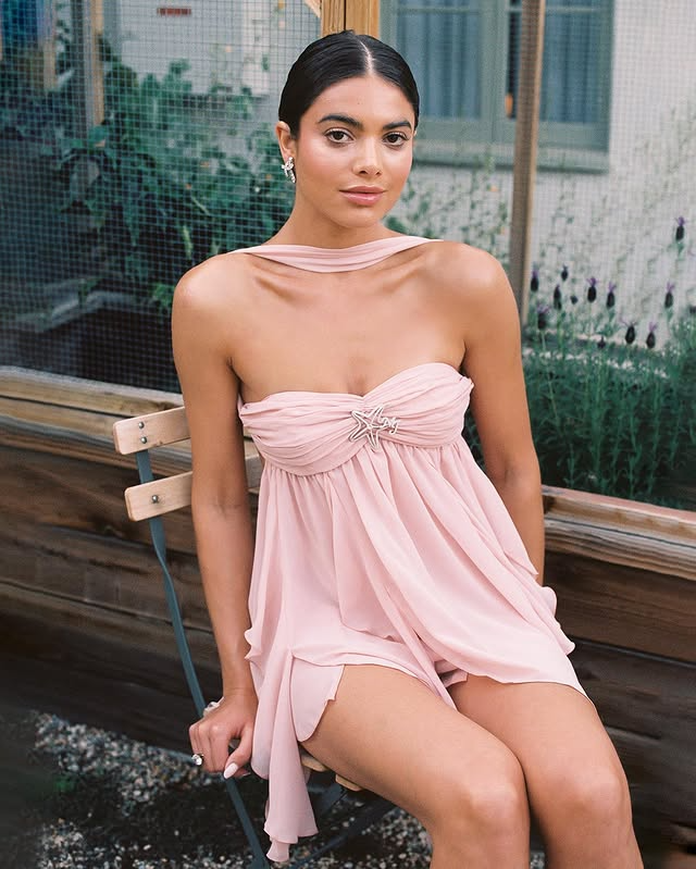 Elina - Chiffon-Minikleid | Luftige Eleganz mit Rüschen
