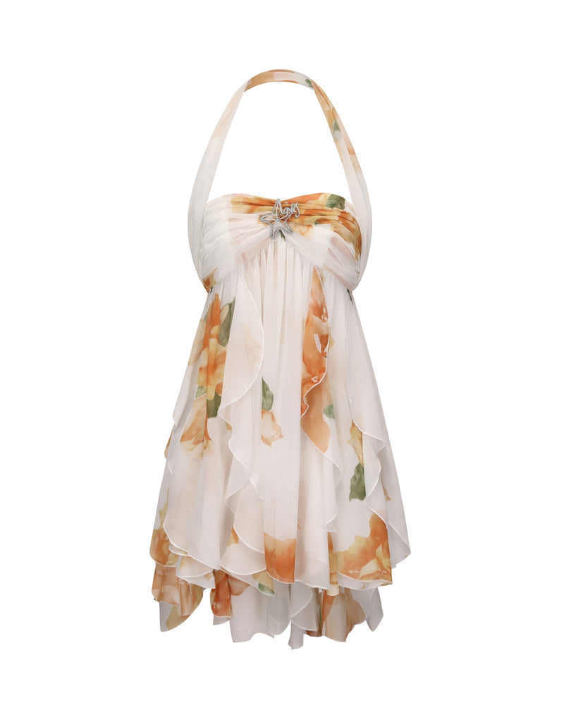 Elina - Chiffon-Minikleid | Luftige Eleganz mit Rüschen