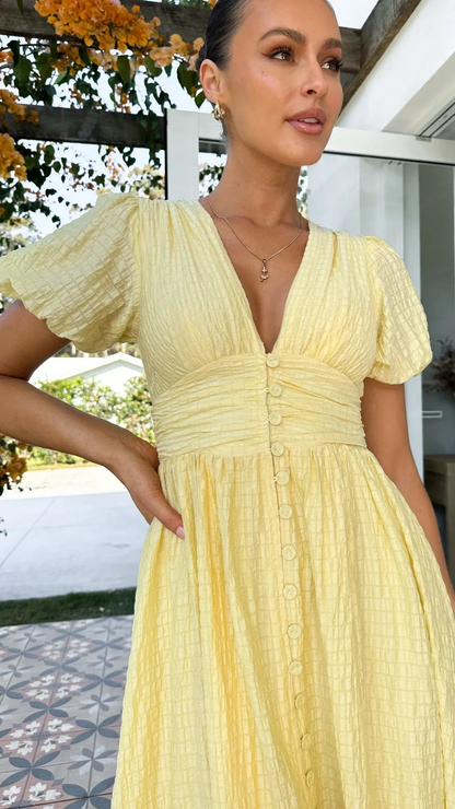 Daisy – Romantisches Fließendes Maxikleid | Mühelose Eleganz
