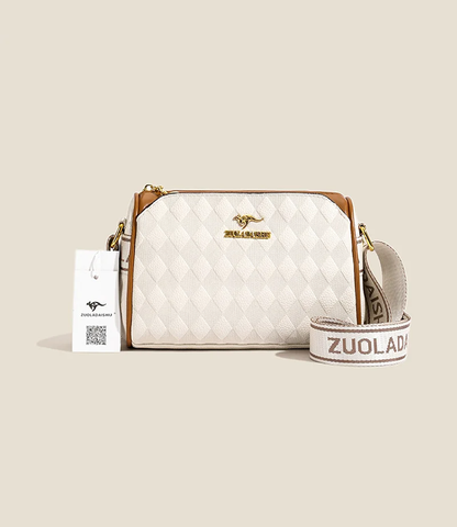 Zuedy Luxuriöse klassische Gitterkissen Tasche