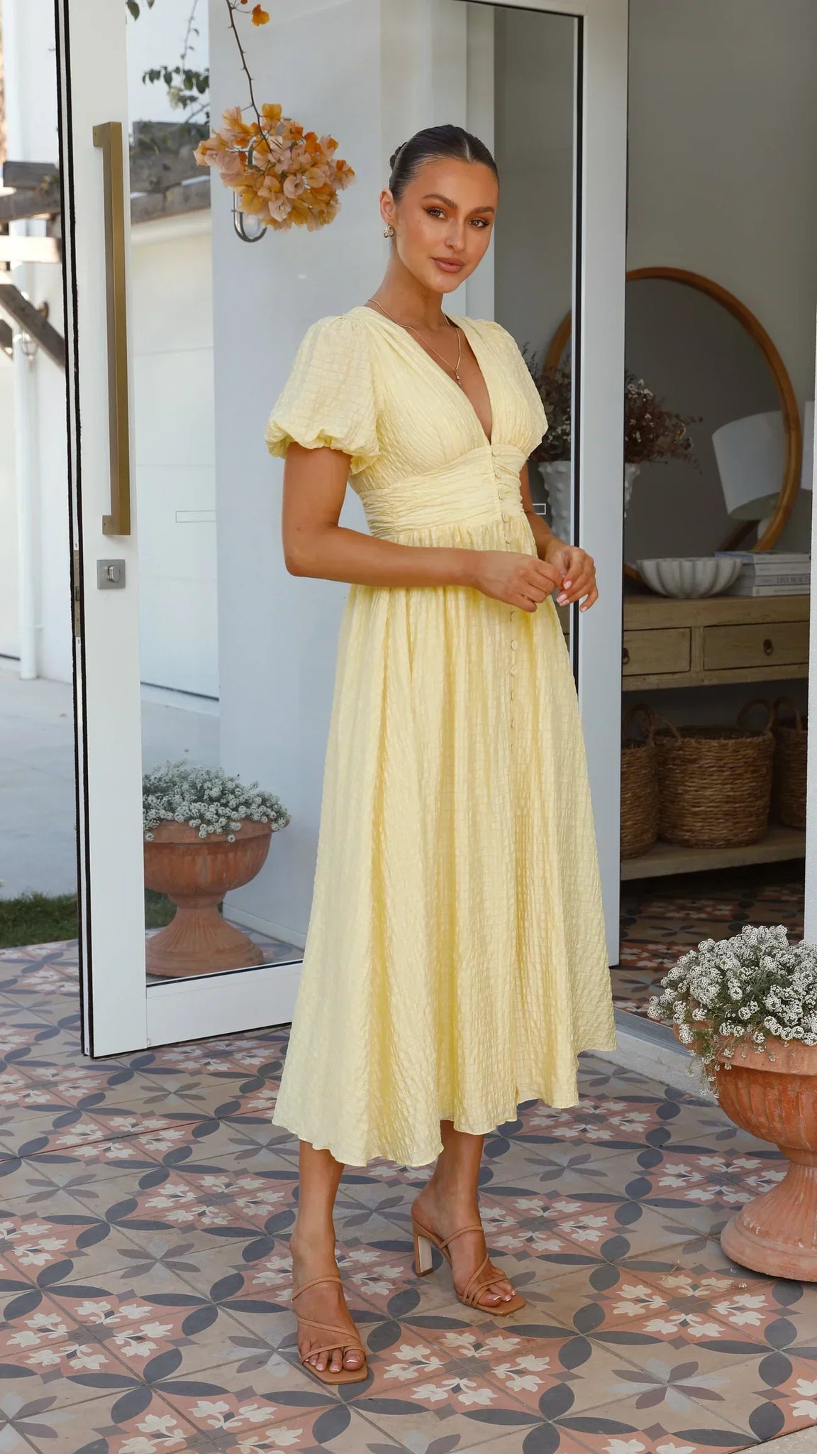 Daisy – Romantisches Fließendes Maxikleid | Mühelose Eleganz