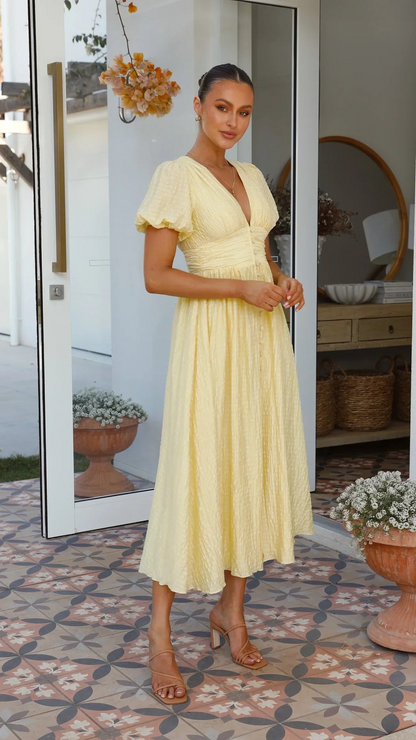 Daisy – Romantisches Fließendes Maxikleid | Mühelose Eleganz