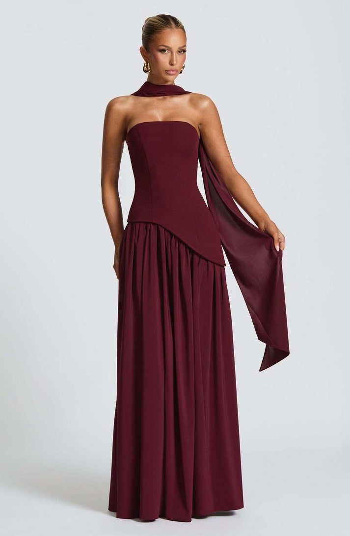 Trina - Viskoses Maxikleid | Elegant, Gewagt, Wandelbar