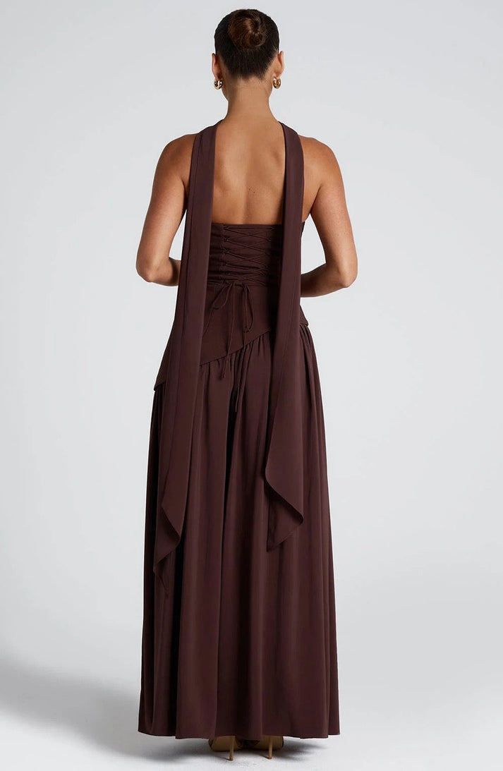 Trina - Viskoses Maxikleid | Elegant, Gewagt, Wandelbar