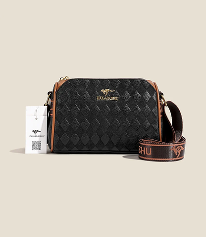 Zuedy Luxuriöse klassische Gitterkissen Tasche