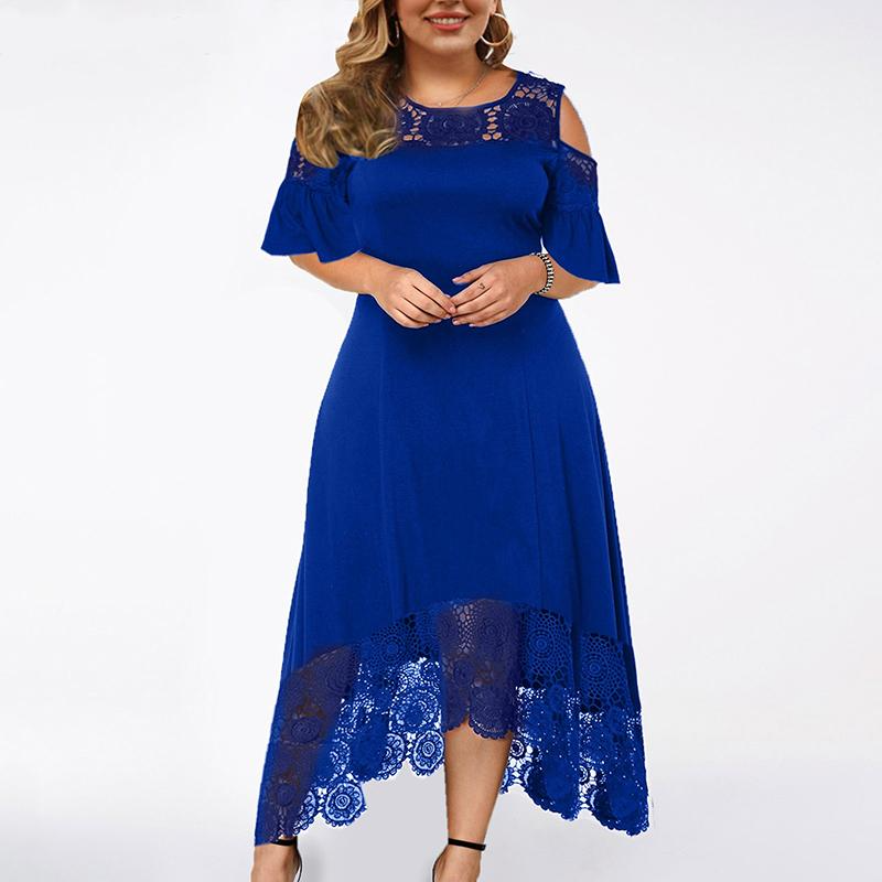 Agnes - Schulterfreies Spitzenkleid | Mühelos Elegant und Bequem