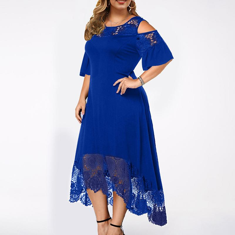 Agnes - Schulterfreies Spitzenkleid | Mühelos Elegant und Bequem